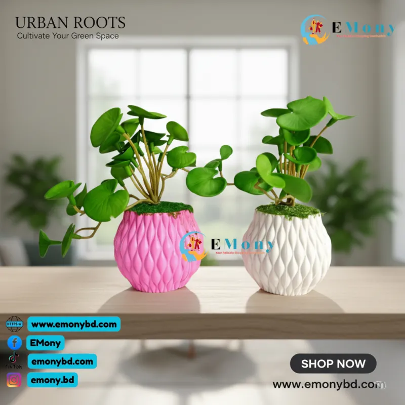 Artificial Rubber Tree Plant | Home Decoration for Indoor & Outdoor | Lifelike Faux Rubber Tree