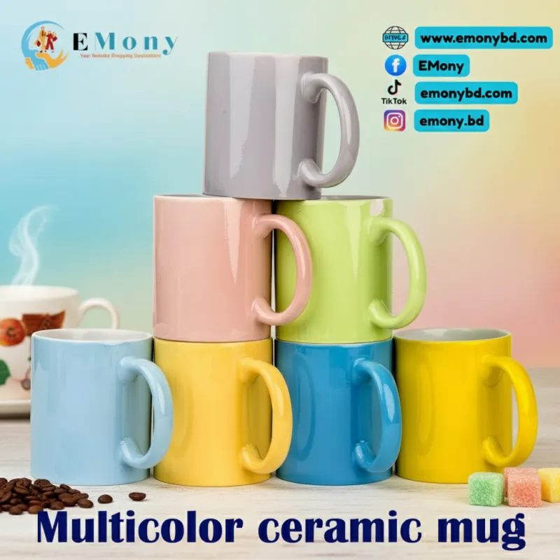 Multi colour Ceramic Tea/ Coffee Mug