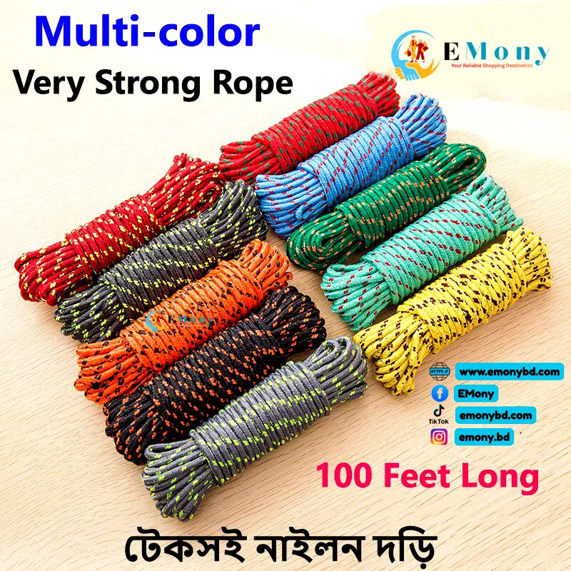 Multicolor Nylon Windproof Clothesline